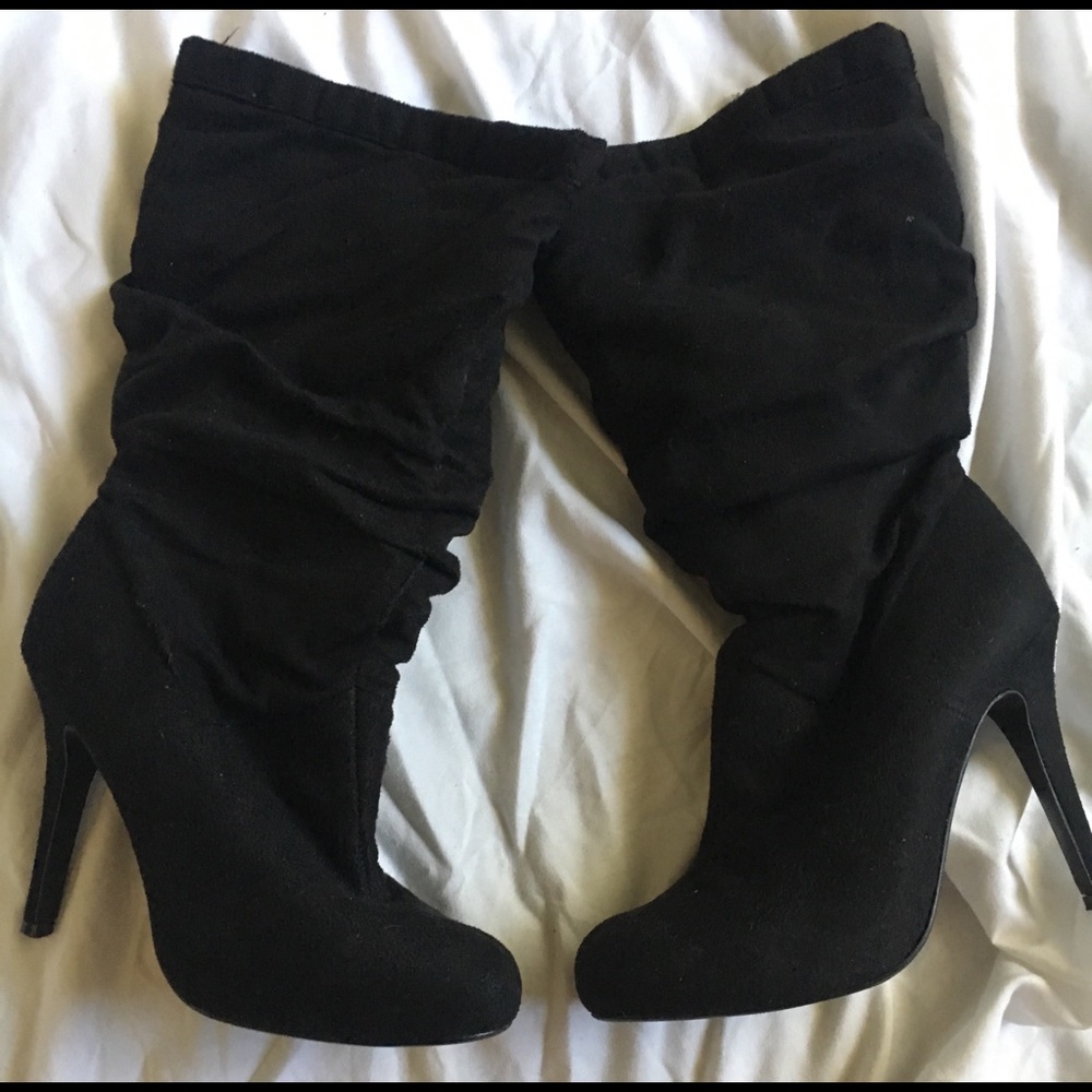 Black boots